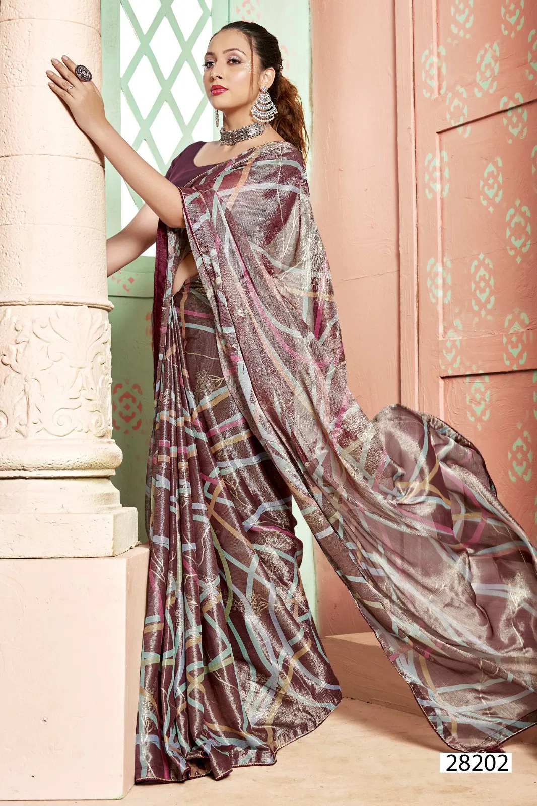 Takshita 3 By Vallabhi Brasso Printed Wholesale Sarees Suppliers In Mumbai
